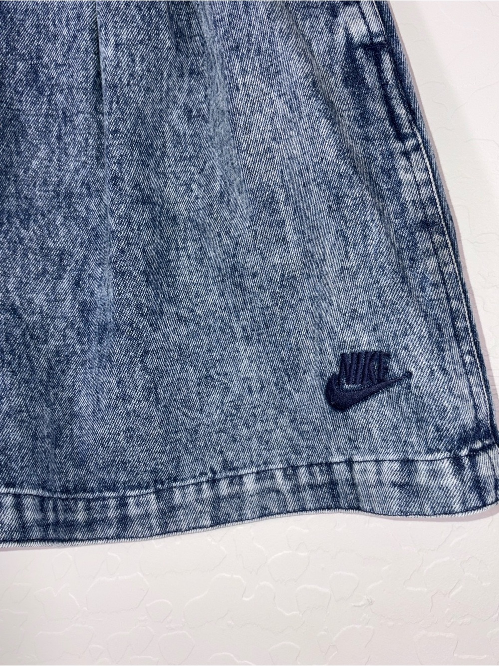 Vintage Nike Andre Agassi Challenge Court Acid Wash Denim Mini‎ Skirt 90’s Y2K S - Picture 3 of 7